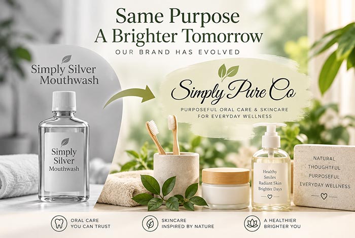 Simply Silver Mouthwash Is Now Simply Pure Co